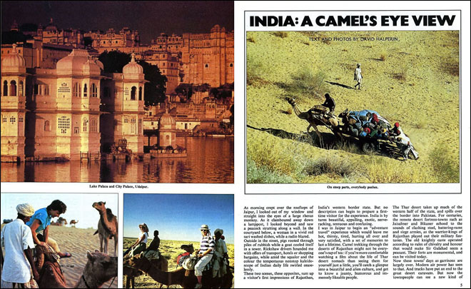 Camel-trekking in Rajasthan